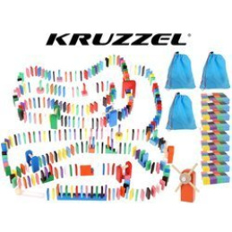 Drevené domino farebné 1080 ks Kruzzel 9397