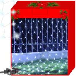 Vianočná LED svetelná sieť - 260 x 200 cm, 160 diód, studená biela ISO 11341