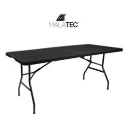 Skladací stôl 180x74 cm čierny Malatec 12280