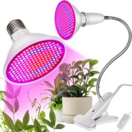 LED Lampička na pestovanie rastlín s klipom GROW 9.5 W Malatec 16348