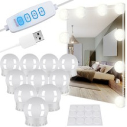 LED lampy do zrkadla/toaletného stolíka - 10 ks.