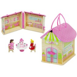 Drevený domček pre bábiky D6522