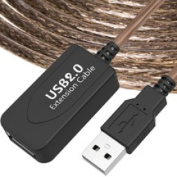 USB 2.0 aktívny predlžovací kábel - 5 m ISO