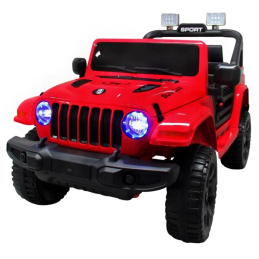 R-Sport Elektrické autíčko Jeep X10 veľký, 2-motorový Červený