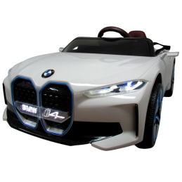 BMW i4 Biały Auto na akumulator EVA Skóra pilot