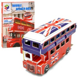 3D Puzzle Dvojposchodový autobus ZA1580
