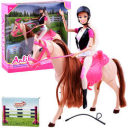 Bábika Anlily Džokejka s koňom ZA2454