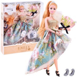 Bábika Emily v plesových šatách ZA3136
