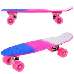 FISZKA Skateboard pre dievčatá SP0577 Ružový