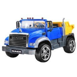 Elektrický nákladný automobil MACK TRUCK s kývačkou a diaľkovým ovládaním PA0219 Modrý