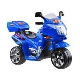 Detská elektrická motorka s farebnými LED svetlami PA0241 - Modrá