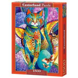 CASTORLAND puzzle 1500 dielikov - Mačacia fiesta