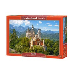 CASTORLAND Puzzle 500 dielikov - Pohľad na zámok Neuschwanstein