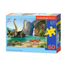 CASTORLAND Puzzle 60 dielikov - Vo svete dinosaurov