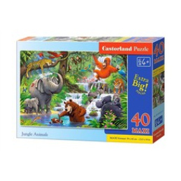 CASTORLAND puzzle 40 MAXI dielikov - Jungle Animals