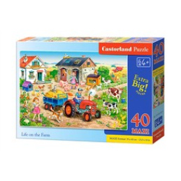 CASTORLAND puzzle 40 MAXI dielikov - Život na farme