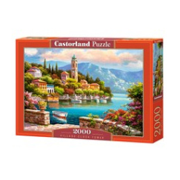 CASTORLAND puzzle 2000 dielikov - Vidiecka hodinová veža
