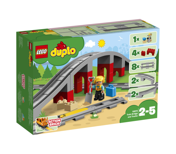LEGO® DUPLO 10872 Doplnky k vláčiku – most a koľaje