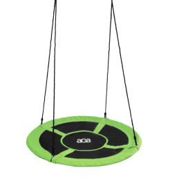 Aga Závesný hojdací kruh 120 cm Svetlo zelený