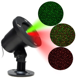Aga Vianočný laserový dekoratívny projektor Zelená/červená MR9090
