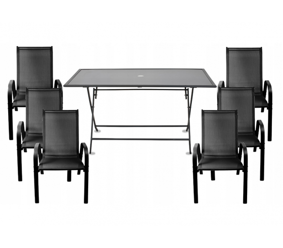 Aga Záhradná zostava Relax Exclusive stôl + 6 kresiel