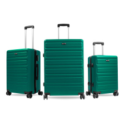 Aga Travel Sada cestovných kufrov MR4657 Tmavo zelená