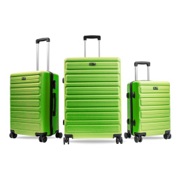 Aga Travel Sada cestovných kufrov MR4657 Svetlo zelená