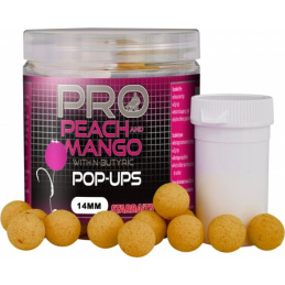 Starbaits Plávajúce Boilies Probiotic Peach Mango Pop Up 14mm 60g