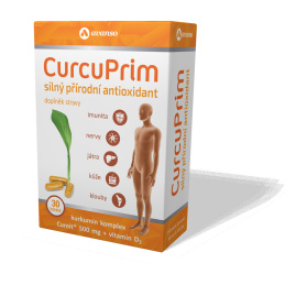 Avanso CurcuPrim Kurkumin, silný prírodný antioxidant s protizápalovými účinkami 30 kapsúl