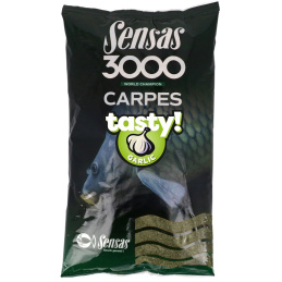 Sensas Kŕmičková zmes 3000 Carp Tasty Garlic 1kg
