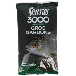 Sensas Kŕmičková zmes 3000 Gros Gardons Noir 1kg