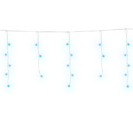 Aga Vianočný svetelný záves 100 LED Modrá