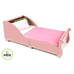 KidKraft Detská posteľ SLEIGH Pink 160x75 cm