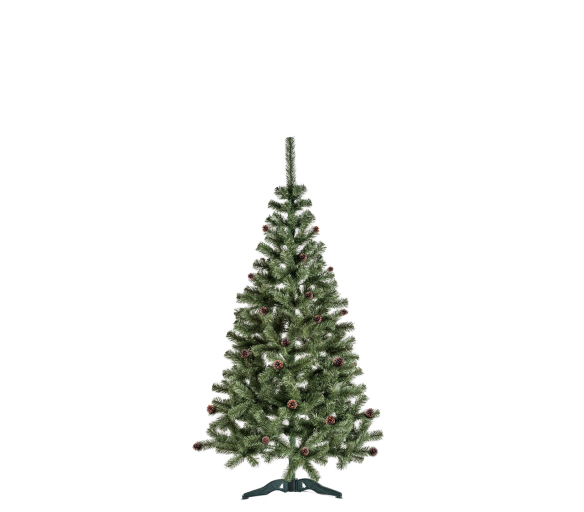 Aga Vianočný stromček 150 cm so šiškami