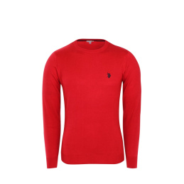 US Polo ASSN. Sveter ROUND-NECK Red